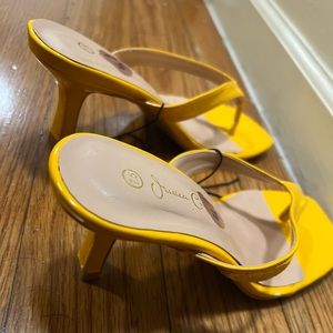 Yellow Heel Shoe